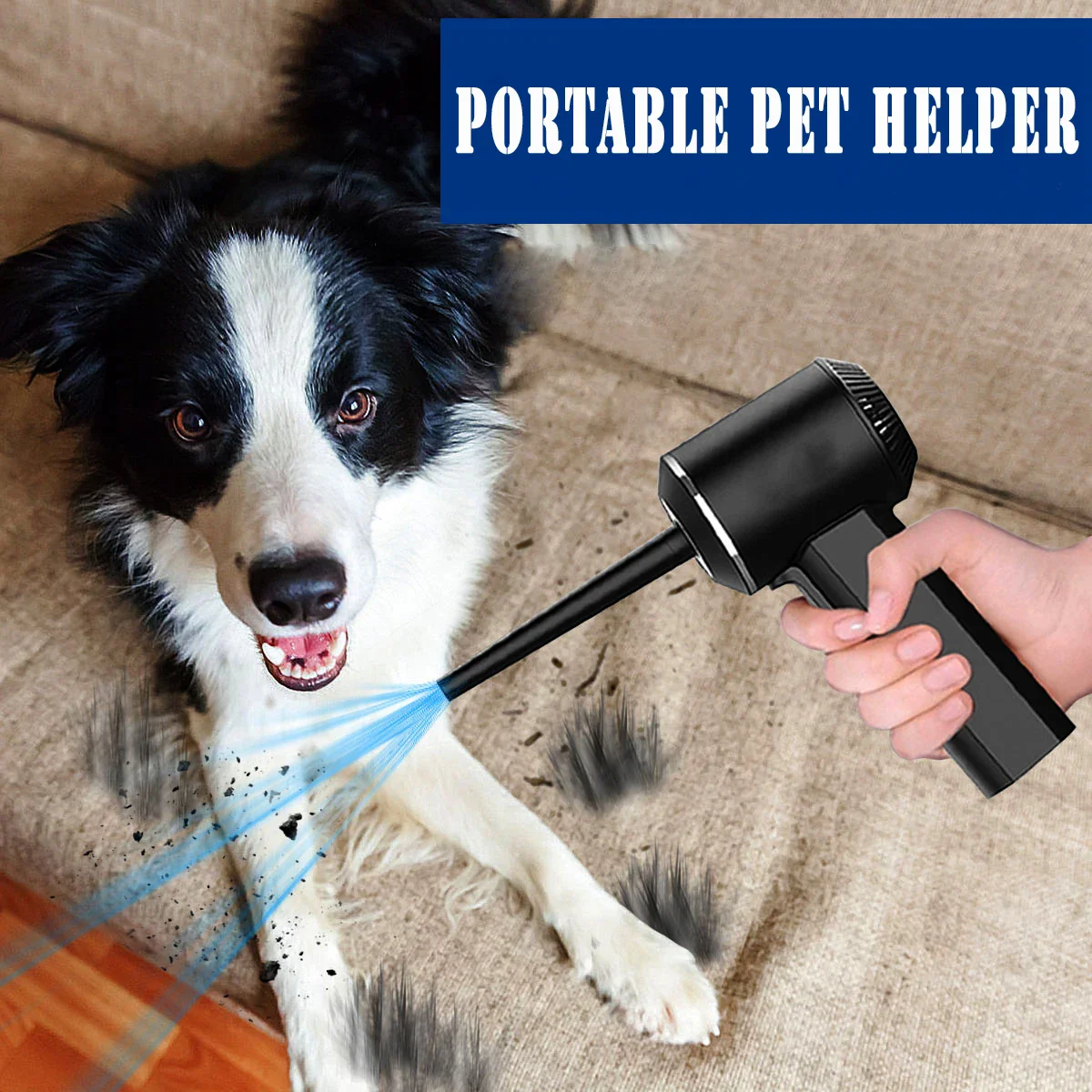 USB Rechargeable Mini Electric Compressed Air Duster with Accessories - 51000 RPM Cordless Cleaner for PC, Keyboard, Car, & Electronics - Image 4