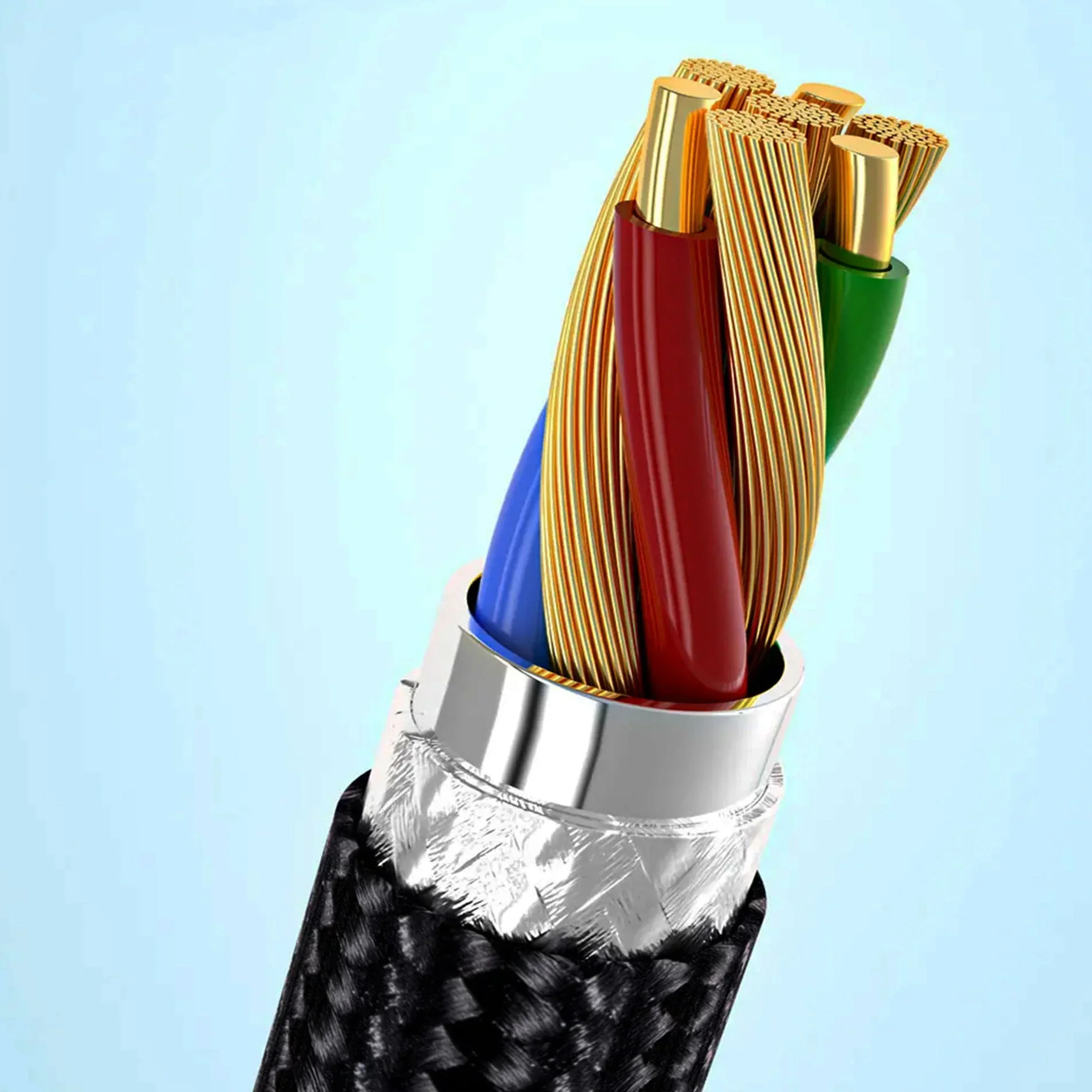 USB Type A To C Cable 10ft Braided Fast High Speed Charging - Image 3