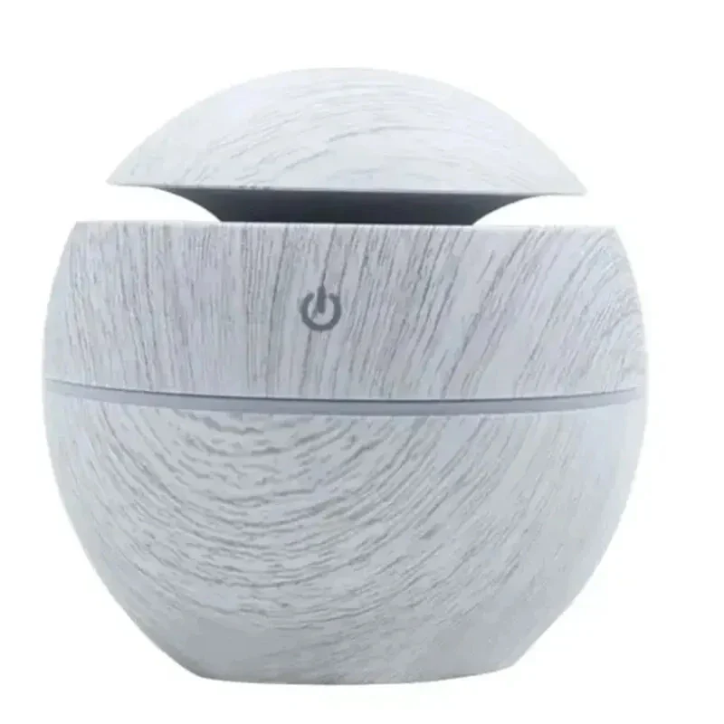 USB Ultrasonic Cool Mist Sprayer Aroma Diffuser Mini Wood Grain Humidifier for Home Use - Image 7
