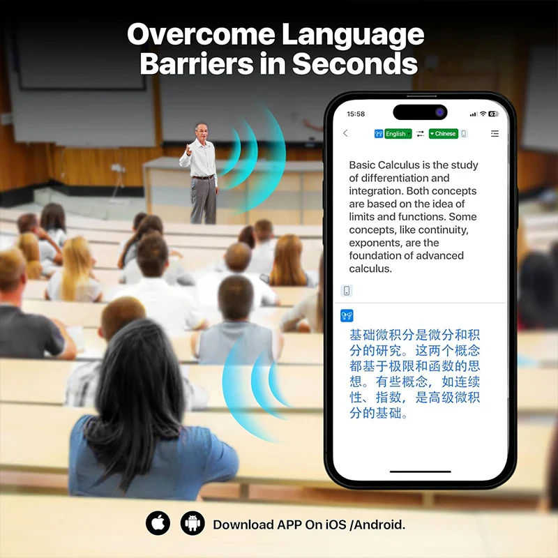 AI Translator Earbuds Offline 144 Languages 60H Case - Image 6