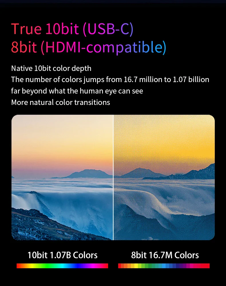 OLED 13.3 Portable Monitor Metal Frame Travel Display - Image 15