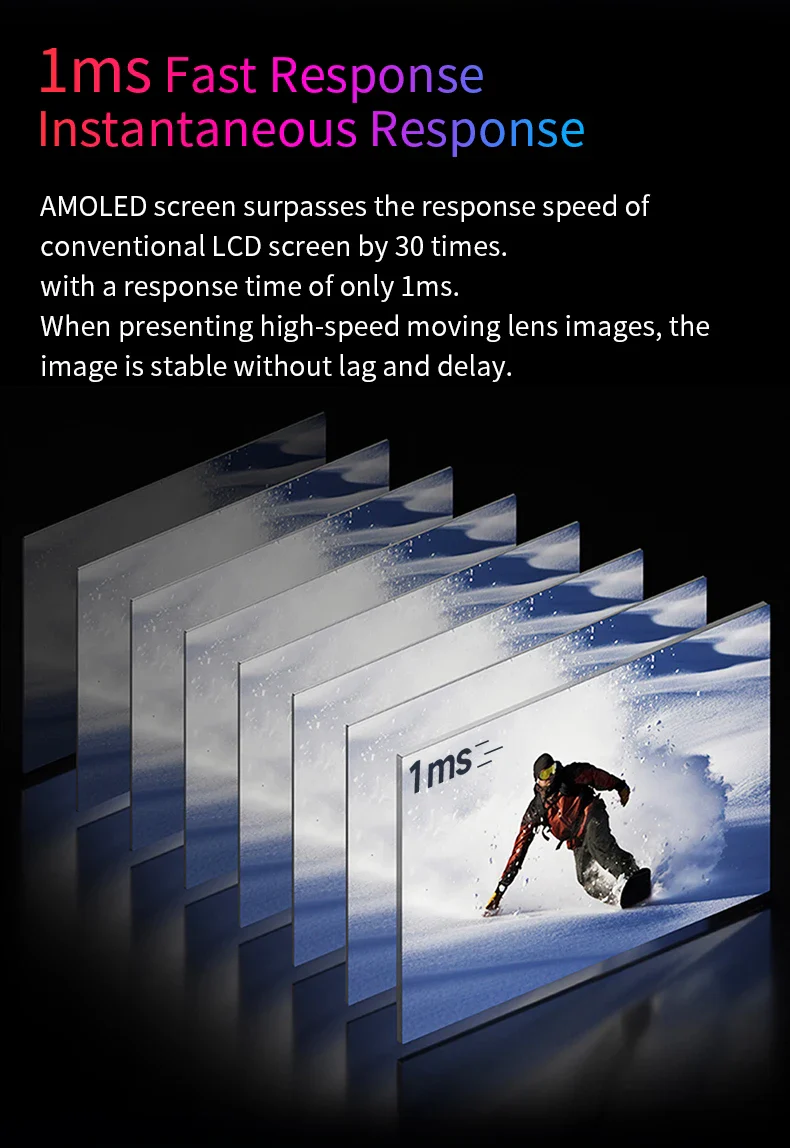 OLED 13.3 Portable Monitor Metal Frame Travel Display - Image 18