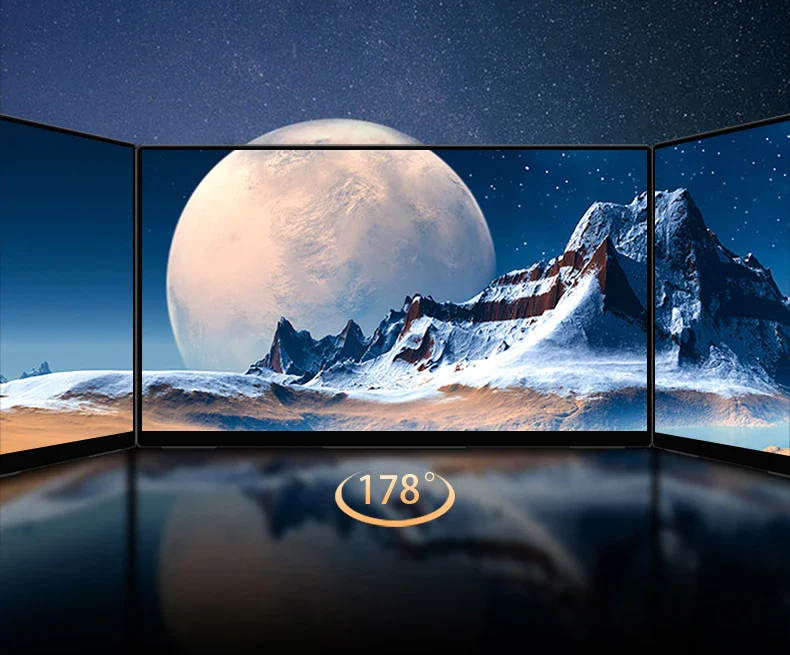 OLED 13.3 Portable Monitor Metal Frame Travel Display - Image 20