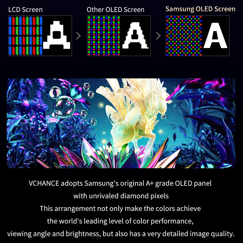 OLED 13.3 Portable Monitor Metal Frame Travel Display - Image 4