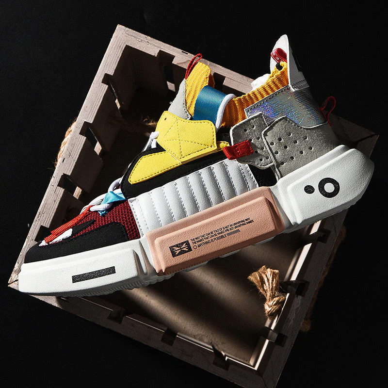 Versatile men’s skater sneakers – streetwear style, breathable material, for everyday wear - Image 5