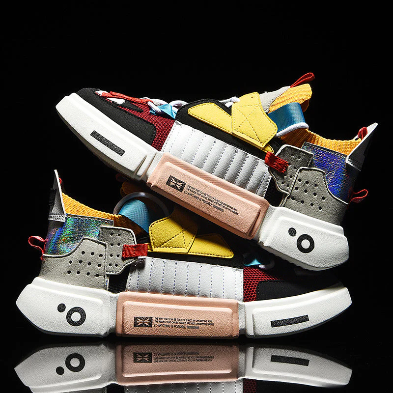 Versatile men’s skater sneakers – streetwear style, breathable material, for everyday wear - Image 6