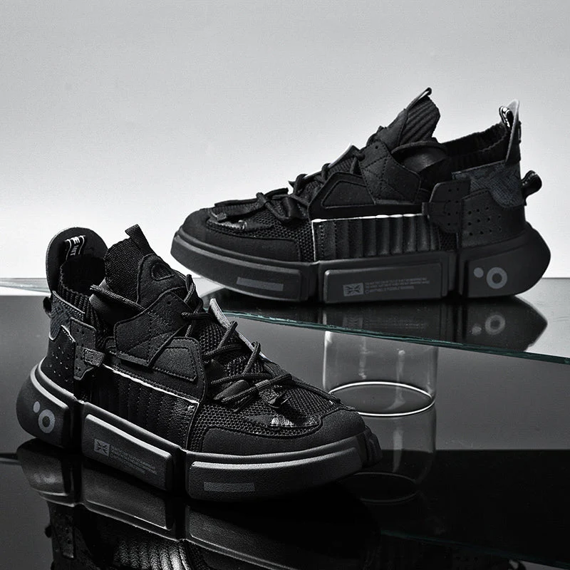 Versatile men’s skater sneakers – streetwear style, breathable material, for everyday wear - Image 8