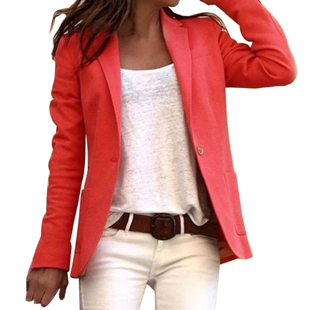 Versatile women's black blazer – long-sleeve tailored design, premium fabric, for office and formal occasions - Image 5
