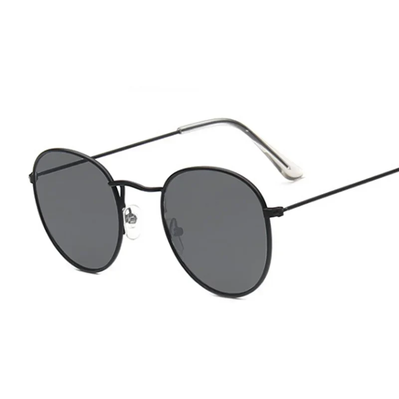Vintage Small Round Sunglasses for Women - Classic Retro Mirror Fashion Shades Lunette De Soleil - Image 4