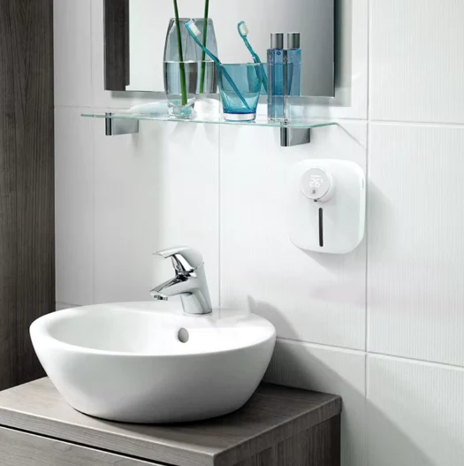 Wall-mounted Automatic Soap Dispenser with Infrared Sensor Touchless Foam USB Rechargeable - Image 3