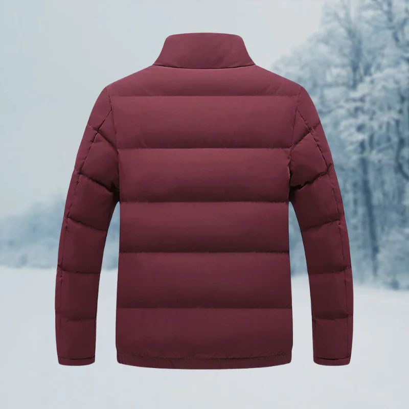 Warm Cozy Men's Jacket - Puffer, Sherpa Lined, Commuting - Image 7