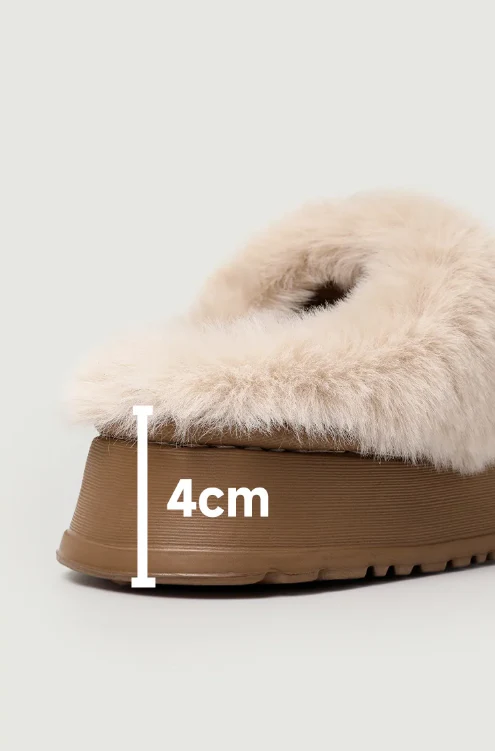 HK Plush Winter Slippers for Women - Image 6
