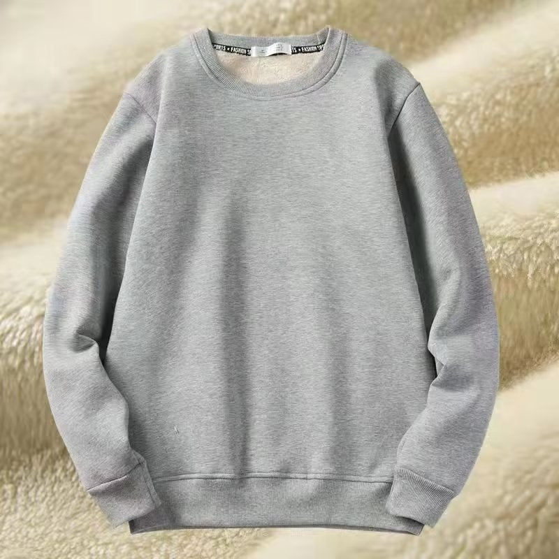 Warm Cozy Women's Sweatshirt - Crewneck, Fleece Winter - Image 2