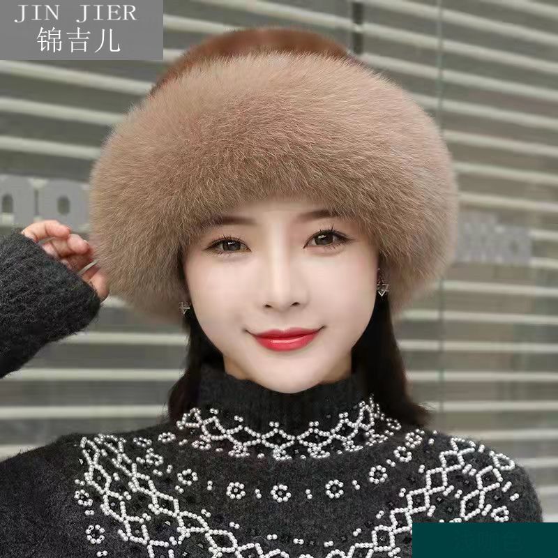 Warm Cozy Women’s Winter Hat - Rounded Crown, Faux Fur - Image 5