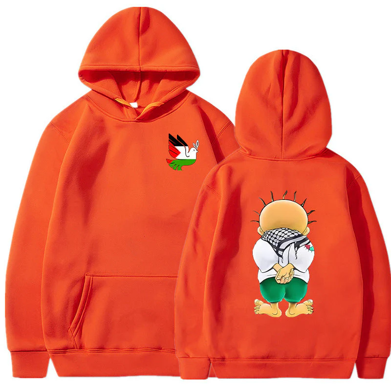 Warm Men's Hoodie - Relaxed Pullover, Polyester, Casual - Image 10