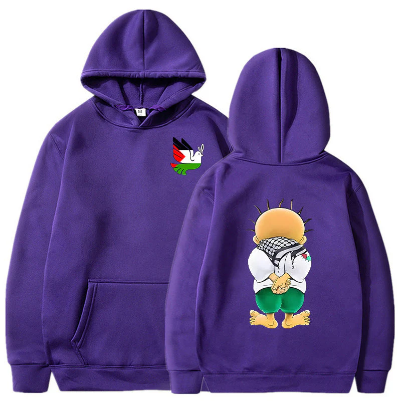 Warm Men's Hoodie - Relaxed Pullover, Polyester, Casual - Image 12
