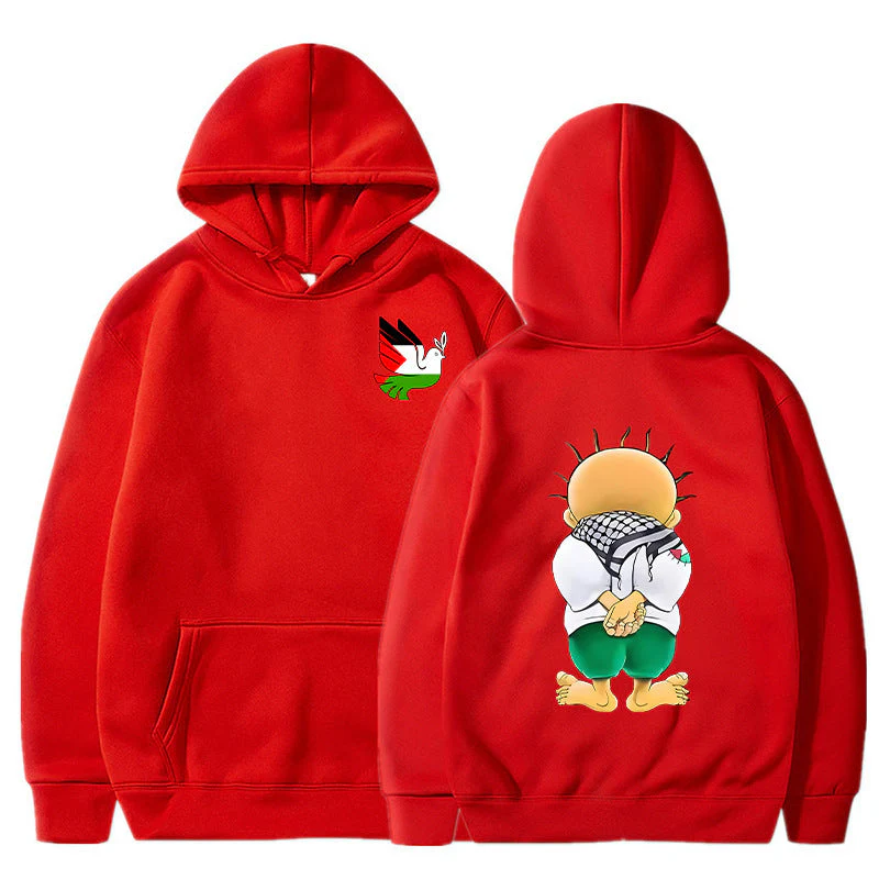 Warm Men's Hoodie - Relaxed Pullover, Polyester, Casual - Image 13