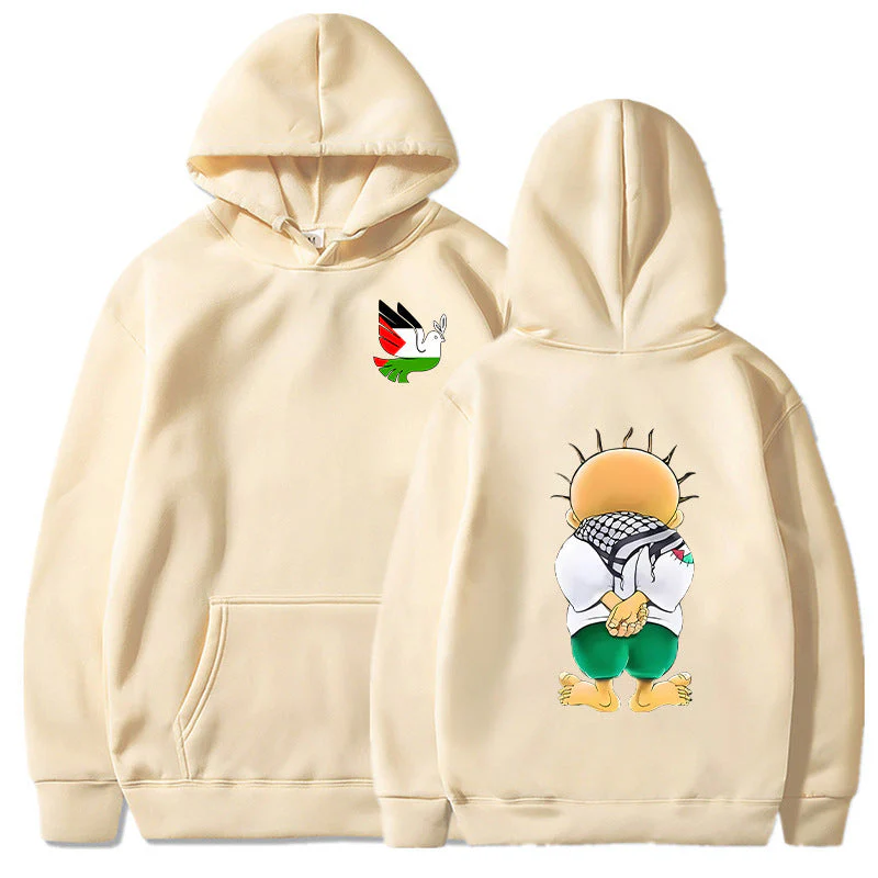 Warm Men's Hoodie - Relaxed Pullover, Polyester, Casual - Image 8
