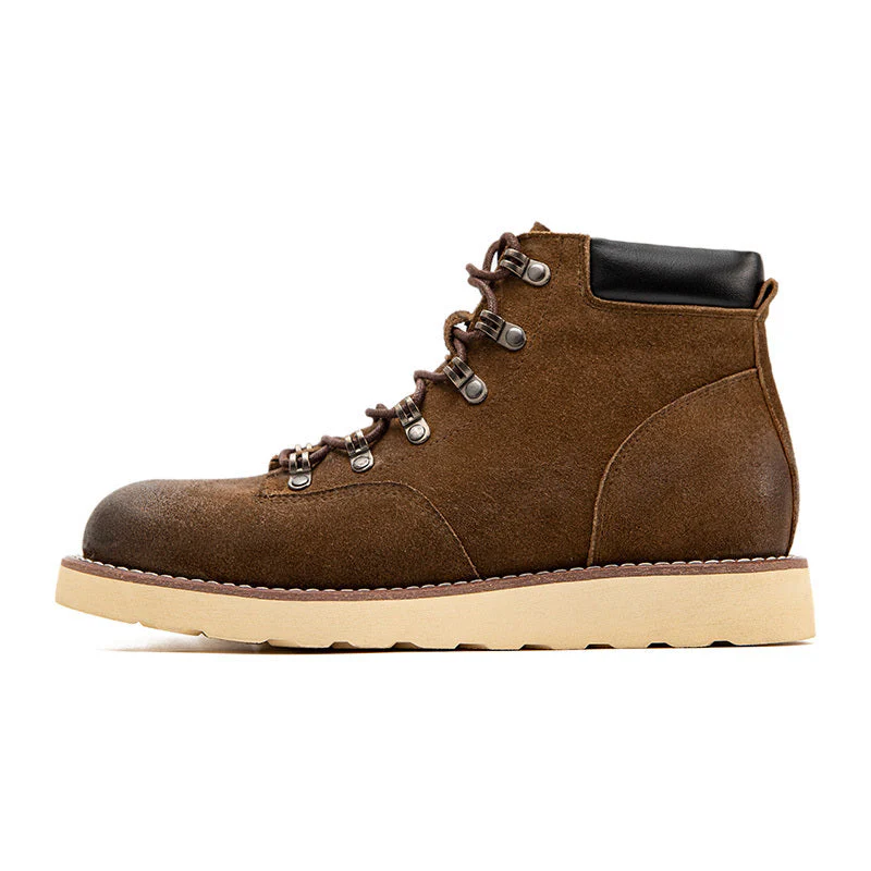 Warm Men's Mountaineering Boots - High-Top, Calf Leather - Image 7