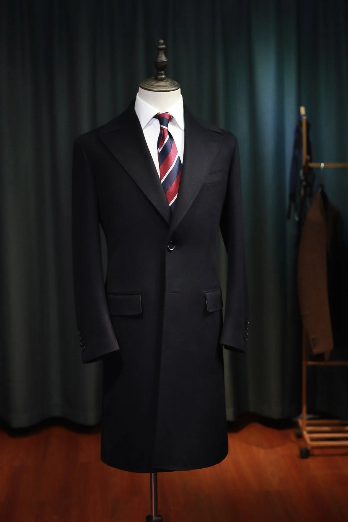 Warm Men's Polo Coat - Double Breasted Wool For Winter - Image 2