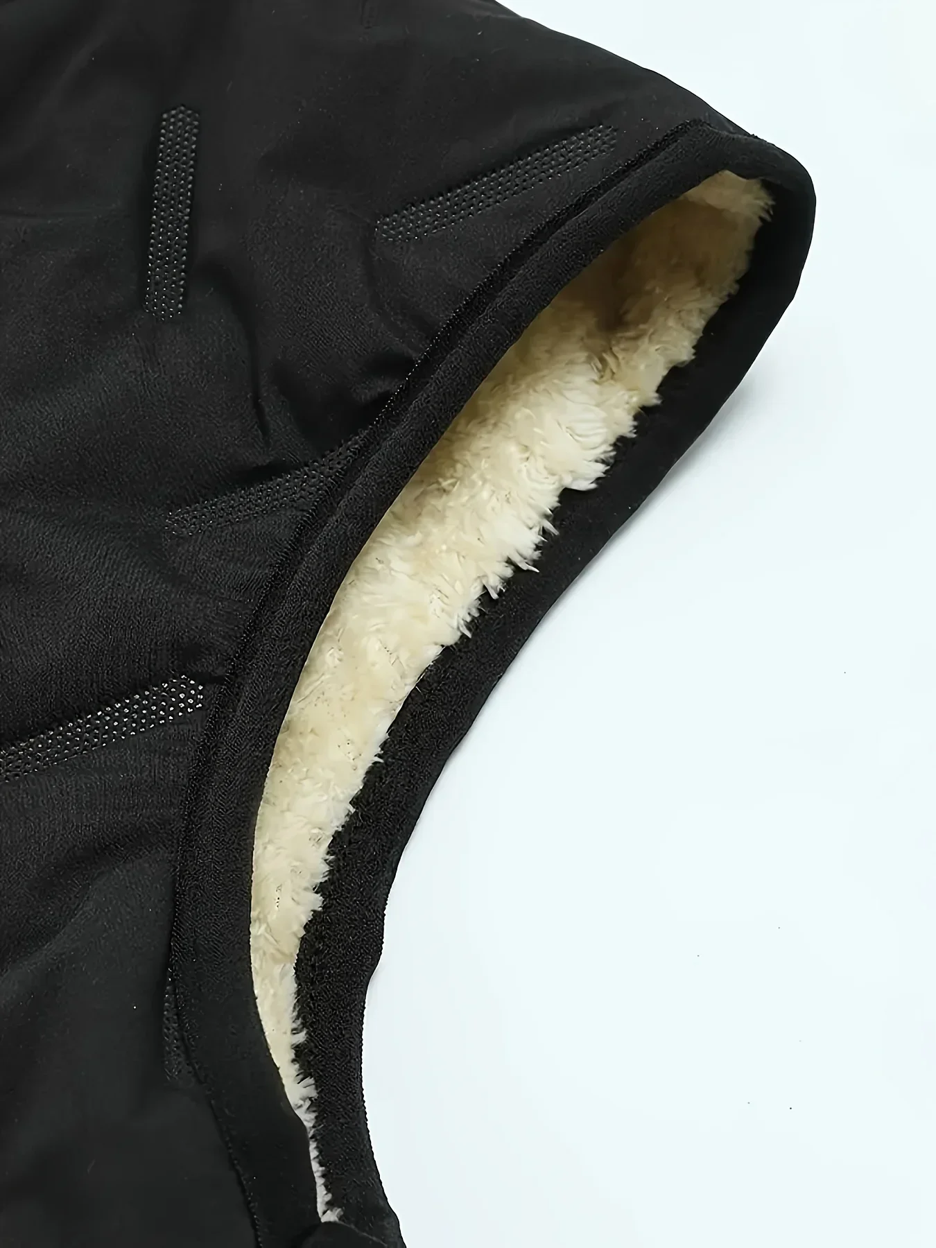 Warm Men's Sleeveless Puffer Vest - Quilted Fleece Lined - Image 8