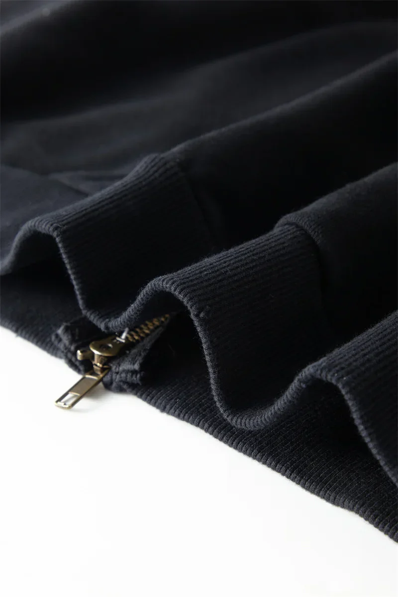 Warm Relaxed Men's Zip Up Hoodie - Oversize, Plush, Winter - Image 32