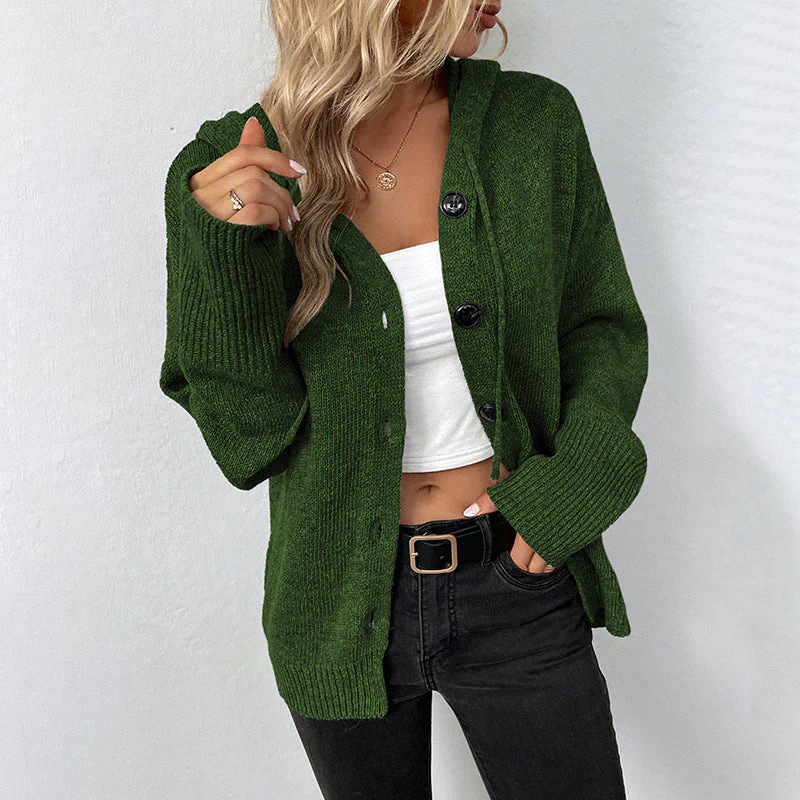 Warm Relaxed Women Cardigan Coat - Oversized Knit, Casual - Image 3