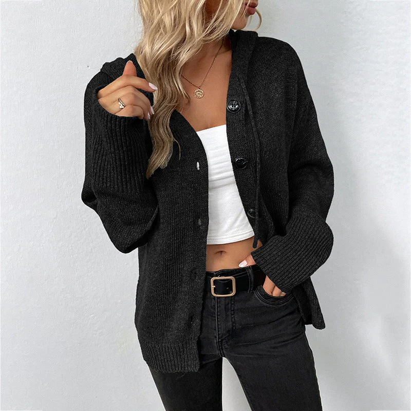 Warm Relaxed Women Cardigan Coat - Oversized Knit, Casual - Image 4