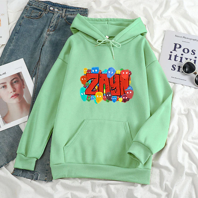 Warm Unisex Hoodie - Oversized, Polyester Fleece, Casual - Image 2