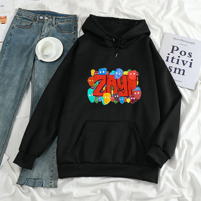 Warm Unisex Hoodie - Oversized, Polyester Fleece, Casual - Image 3