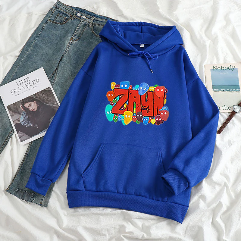 Warm Unisex Hoodie - Oversized, Polyester Fleece, Casual - Image 4
