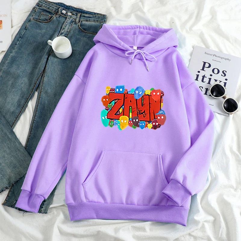 Warm Unisex Hoodie - Oversized, Polyester Fleece, Casual - Image 8