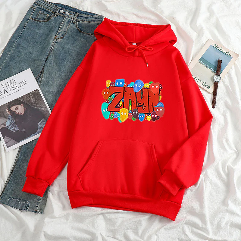Warm Unisex Hoodie - Oversized, Polyester Fleece, Casual - Image 9