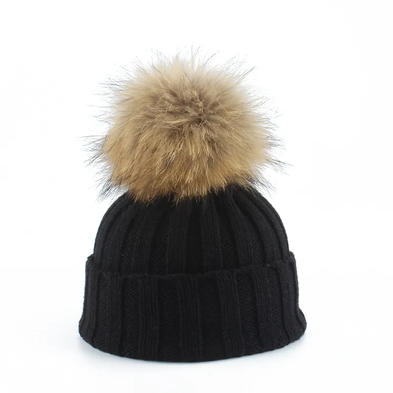 Warm Women's Beanie - Chunky Ribbed, Cotton Blend, Winter - Image 2