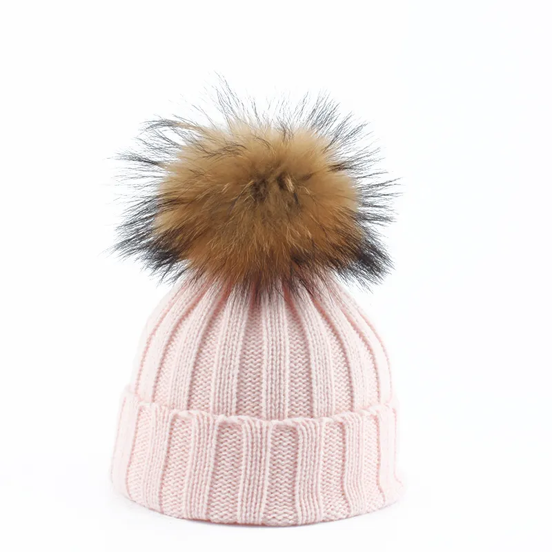 Warm Women's Beanie - Chunky Ribbed, Cotton Blend, Winter - Image 3