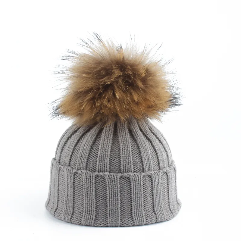 Warm Women's Beanie - Chunky Ribbed, Cotton Blend, Winter - Image 4