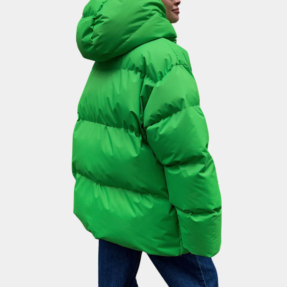 Warm Women's Puffer Jacket - Relaxed Quilted, For Winter - Image 5