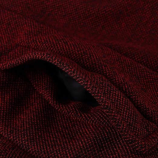 Warm Women's Winter Coat - Asymmetric Zip, Cotton Blend - Image 4