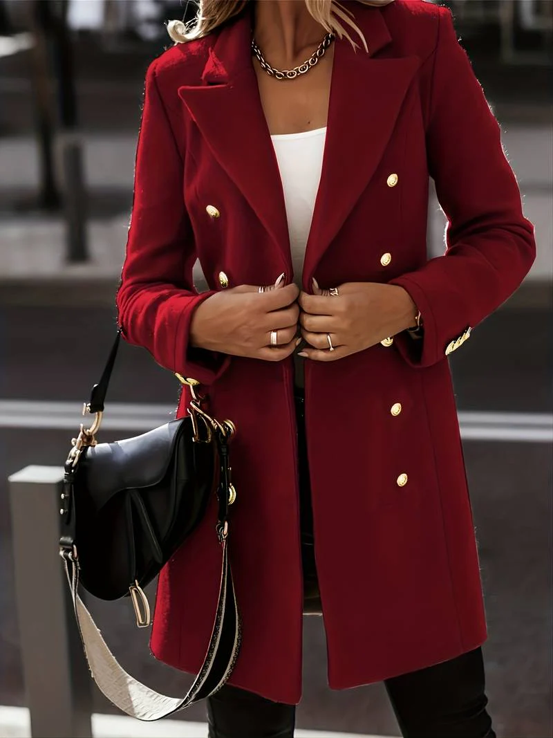 Warm Women’s Wool Coat - Tailored Fit, Flattering Winter - Image 20