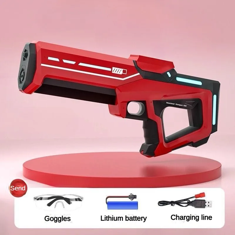 Water Blaster Wireless Dual Electric Water Gun Large Capacity 8m Range Burst Mode Summer 2025 Beach Kids Toy - Image 9