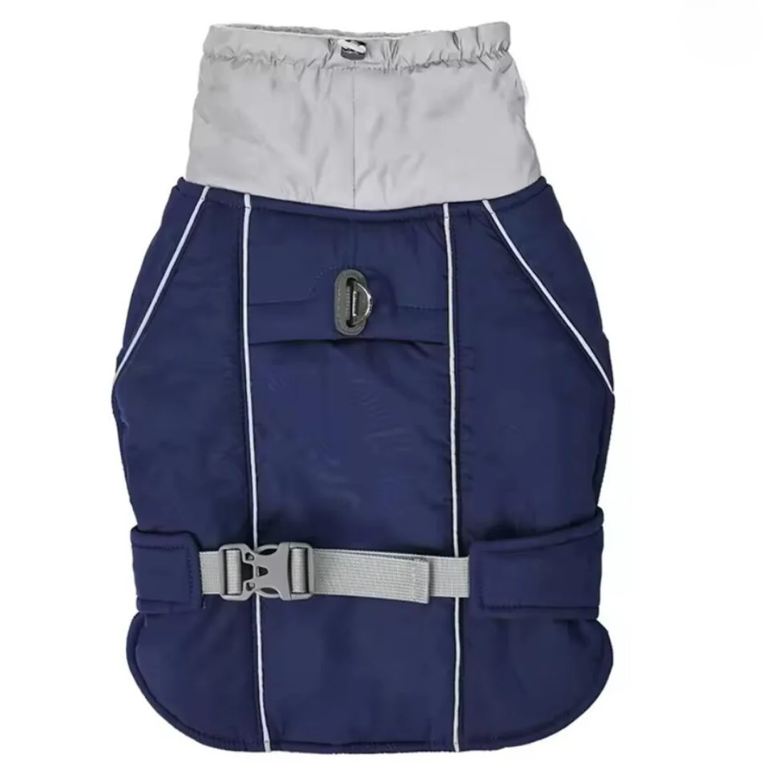 Water-Resistant Dog Coat With Reflective Strips And Adjustable Straps For Safe Winter Walks 2025 - Image 2