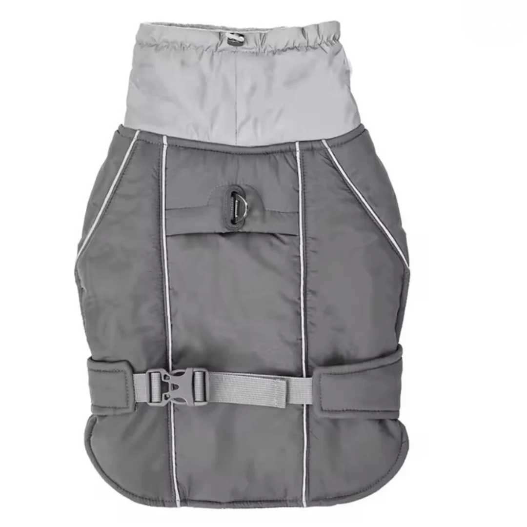 Water-Resistant Dog Coat With Reflective Strips And Adjustable Straps For Safe Winter Walks 2025 - Image 4