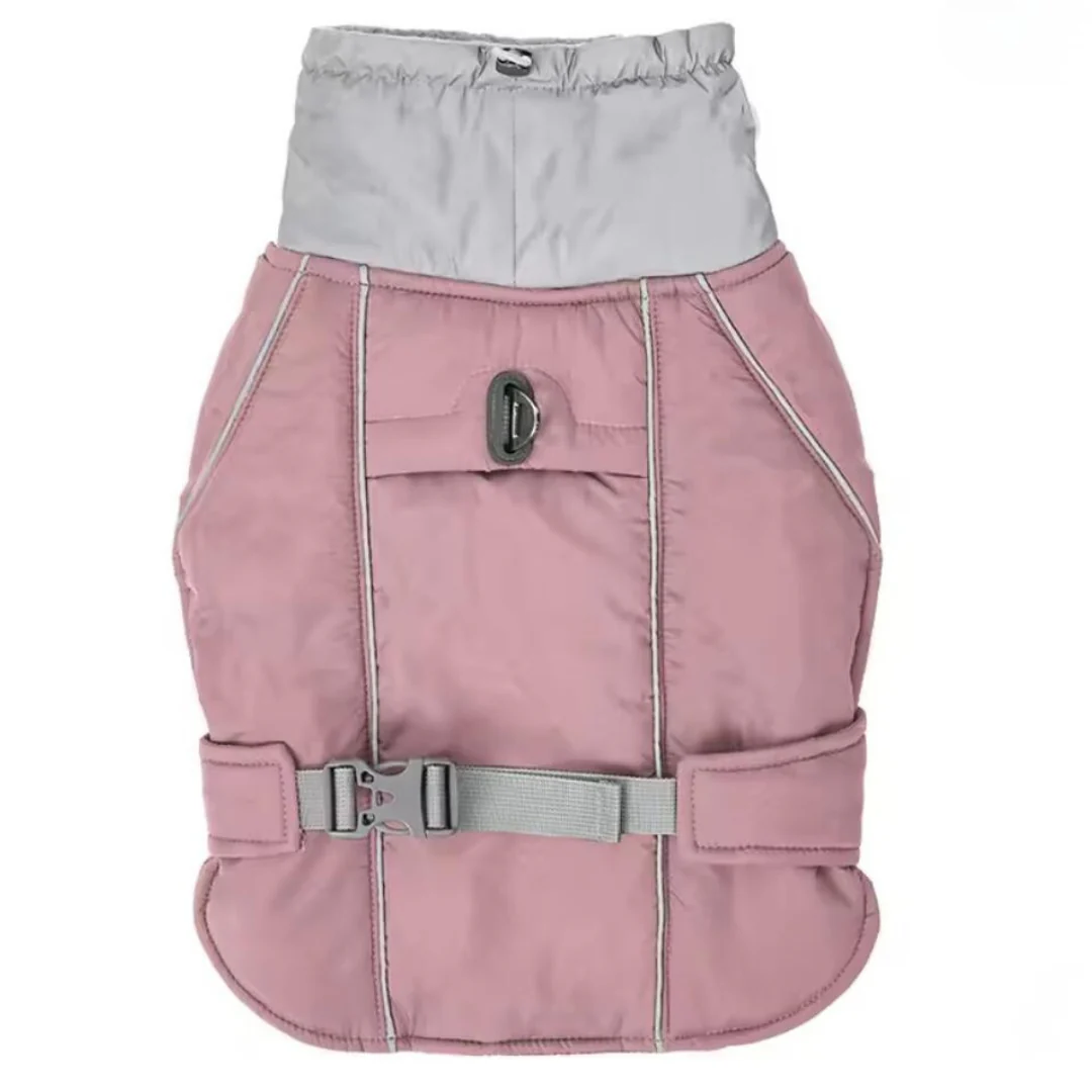 Water-Resistant Dog Coat With Reflective Strips And Adjustable Straps For Safe Winter Walks 2025 - Image 6