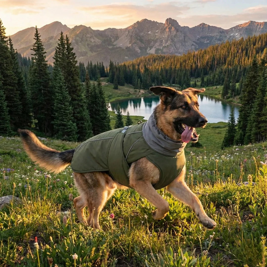 Water-Resistant Dog Coat With Reflective Strips And Adjustable Straps For Safe Winter Walks 2025 - Image 8