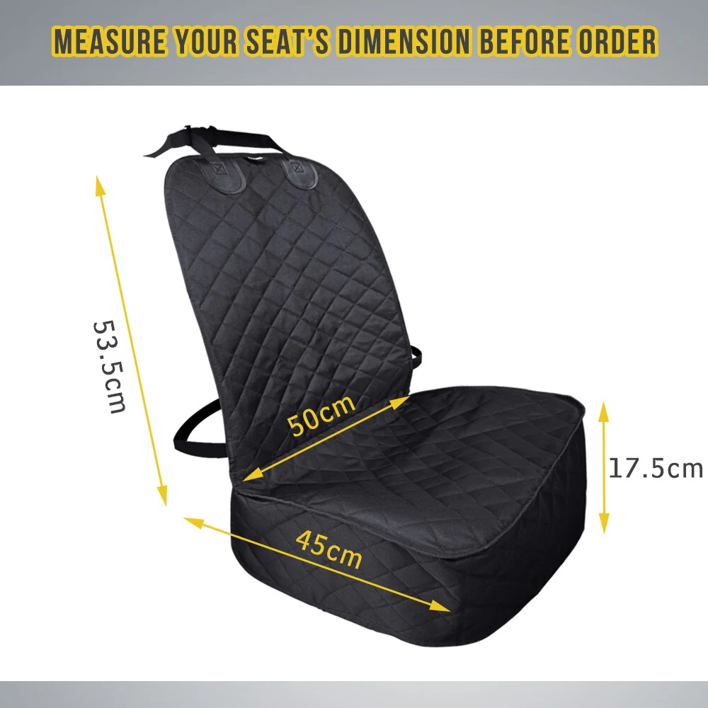 Waterproof Car Seat Cover Heavy Duty 1000D Oxford Fabric Quilted Pet Seat Protector For Clean Rides Fall 2025 - Image 8