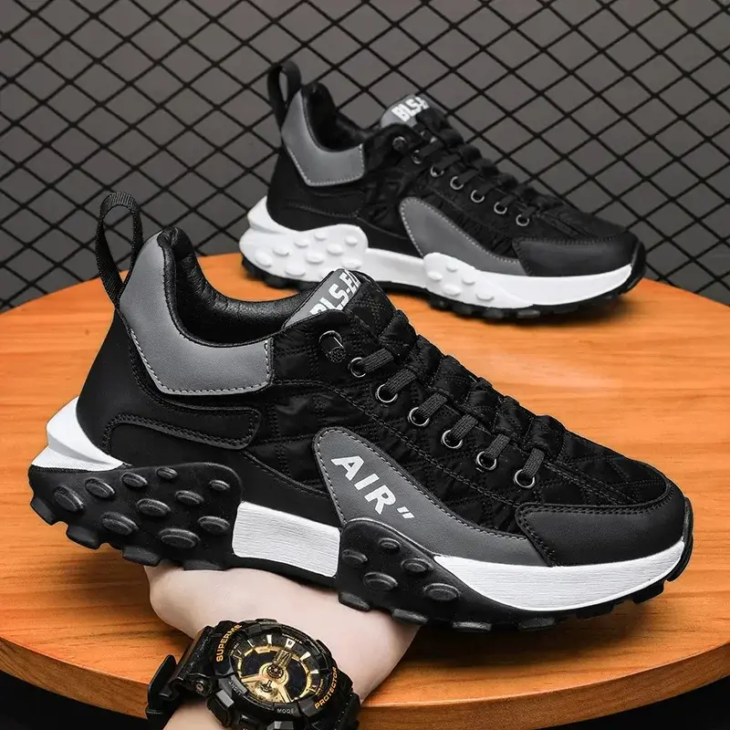 Waterproof Comfortable Shoes with Anti-Slip Outsole and Cushioned Insole for All-Day Support in White, Black, or Brown - Image 8