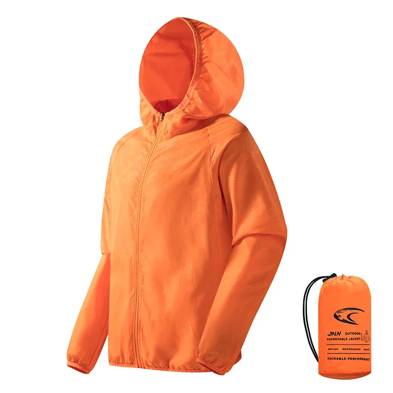 Waterproof Men's Hiking Jacket - Hooded Quick Dry, Polyester - Image 12