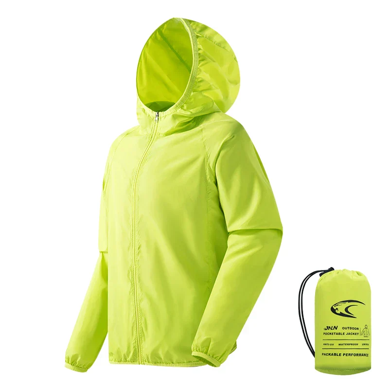 Waterproof Men's Hiking Jacket - Hooded Quick Dry, Polyester - Image 13