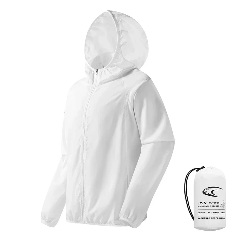 Waterproof Men's Hiking Jacket - Hooded Quick Dry, Polyester - Image 16