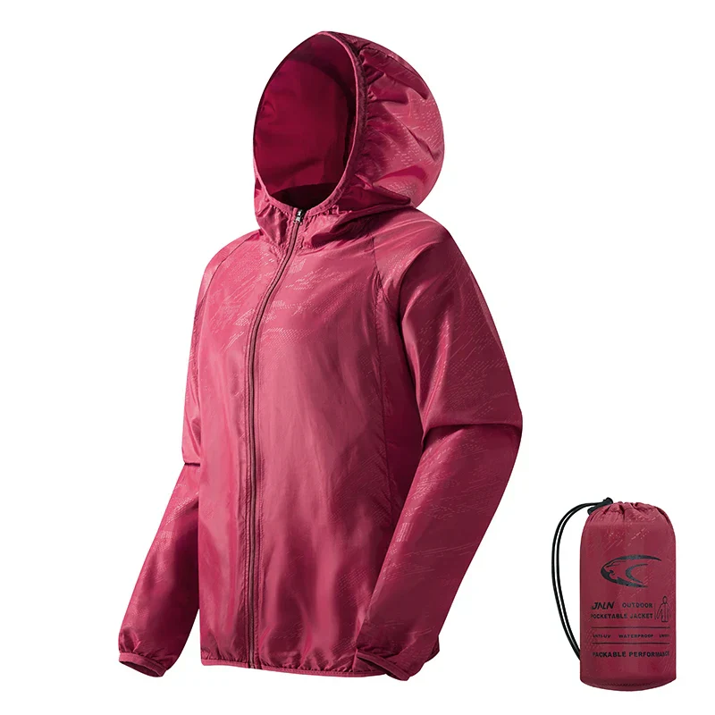 Waterproof Men's Hiking Jacket - Hooded Quick Dry, Polyester - Image 17